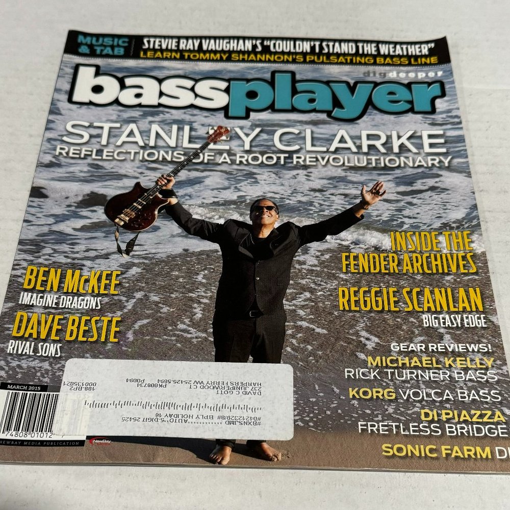 Bass Player Magazine - Stanley Clarke / Ben McKee - March 2015